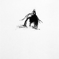 petite bonne femme n°4 mine de plomb crayon sur papier 23 x 31 cm 1988-1
