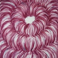 Choeur 2, pastel rose sur papier, 65 x 50cm, 2011