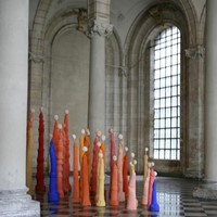 les folles d'enfer, cloître du musée des beaux Arts d'Arras, été 2013.